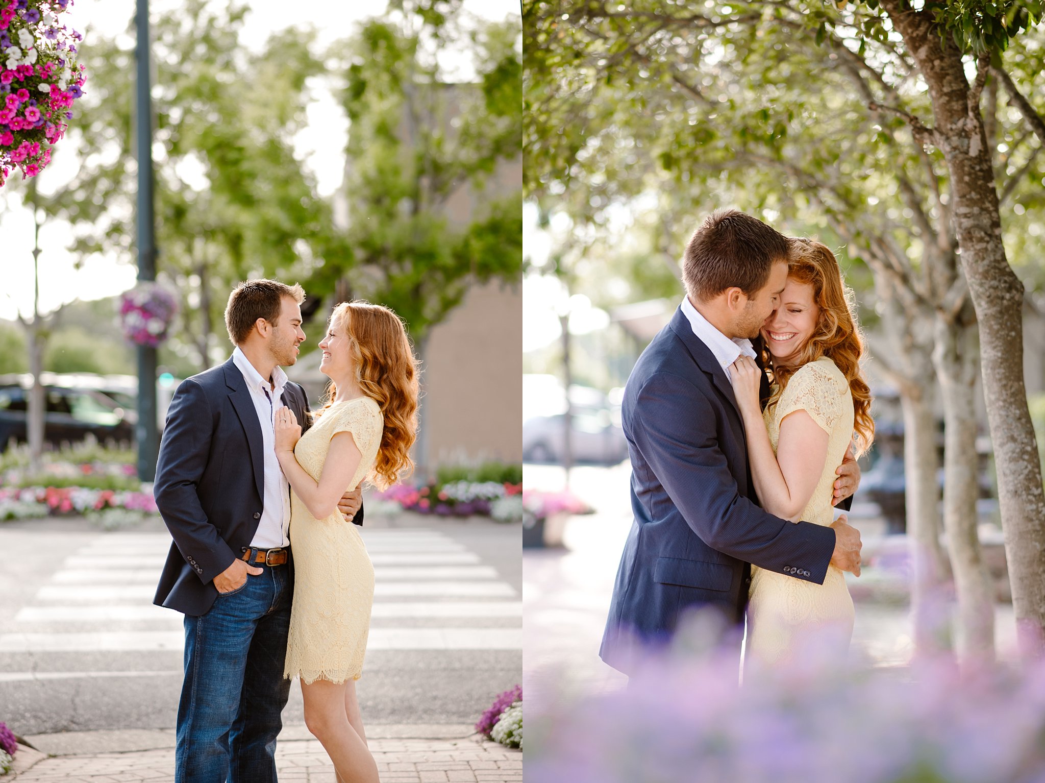 Downtown Fairhope Engagement Session